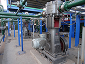 山西某知名化工廠(chǎng)“無(wú)水甲醇項(xiàng)目”使用的我公司W(wǎng)LW-200立式無(wú)油往復(fù)式真空泵